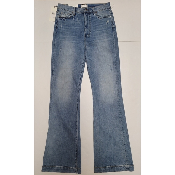 NWT 7 For all Mankind Ultra High Rise Dojo Jeans 28x34.5 - Picture 2 of 4